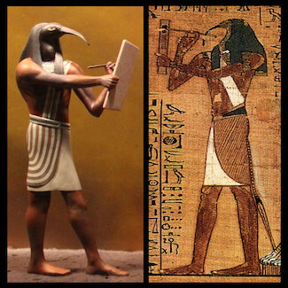 Design Toscano Khoum Creator of Mankind and Thoth God of Scribes